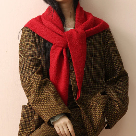 Triangular Wool Scarf  "Elegance, Comfort, and Style in Every Touch"