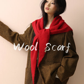 Triangular Wool Scarf  "Elegance, Comfort, and Style in Every Touch"